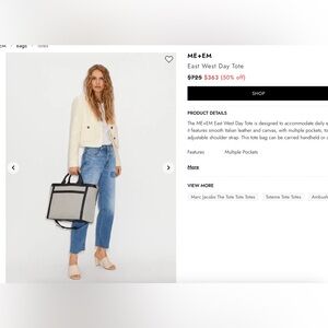 Me+Em East West Day Tote